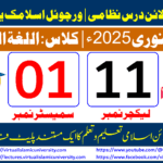 Lec: 11 | S: 01 | Al Lughat ul Arabia | Batch Jan 2025