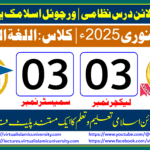 Lec: 03 | S: 03 | Al Lughat ul Arabia | Batch Jan 2025