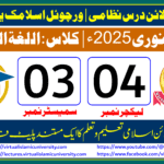 Lec: 04 | S: 03 | Al Lughat ul Arabia | Batch Jan 2025