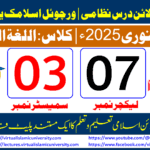 Lec: 07 | S: 03 | Al Lughat ul Arabia | Batch Jan 2025