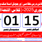 Lec: 15 | S: 01 | Al Lughat ul Arabia | Batch Jan 2025