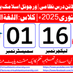 Lec: 16 | S: 01 | Al Lughat ul Arabia | Batch Jan 2025