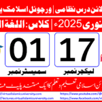 Lec: 17 | S: 01 | Al Lughat ul Arabia | Batch Jan 2025