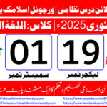 Lec: 19 | S: 01 | Al Lughat ul Arabia | Batch Jan 2025