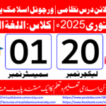 Lec: 20 | S: 01 | Al Lughat ul Arabia | Batch Jan 2025