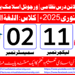 Lec: 11 | S: 02 | Al Lughat ul Arabia | Batch Jan 2025