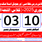 Lec: 10 | S: 03 | Al Lughat ul Arabia | Batch Jan 2025